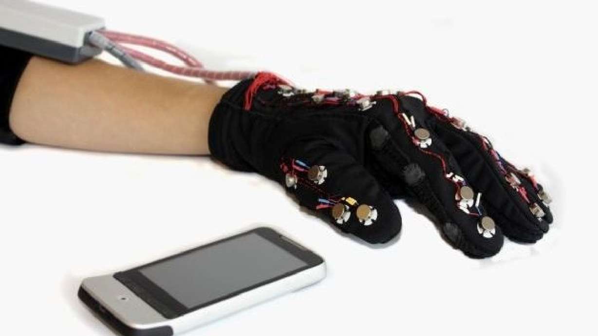 Glove provides text-based communication for deaf-blind