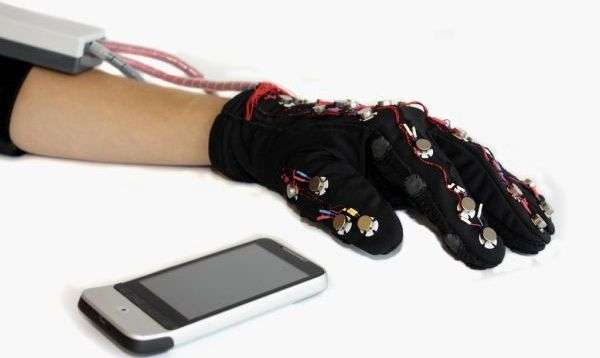 Glove provides text-based communication for deaf-blind