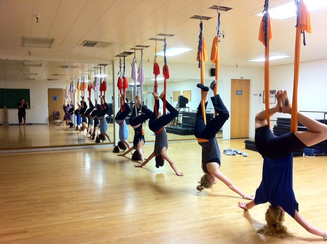 AntiGravity Yoga, the latest fusion-fitness craze