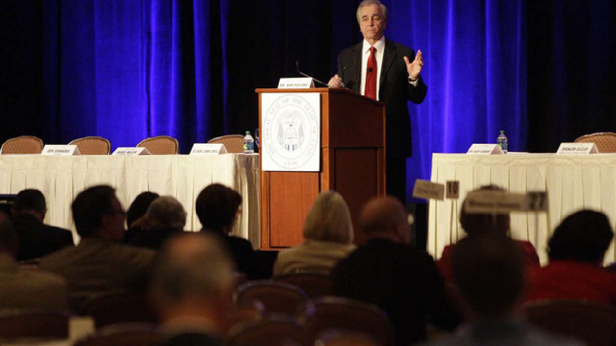 Business-friendly Utah example for nation speaker says