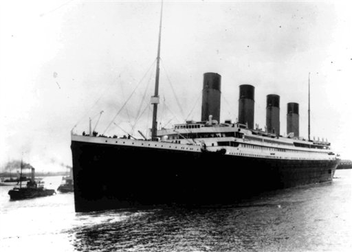 Titanic records released by Ancestry.com