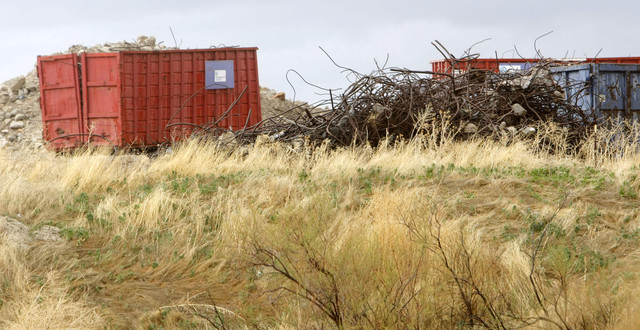 Piles of broken concrete and dirt that was excavated to make way for the City Creek Center sits on property owned by the LDS Church Thursday, April 12, 2012, off of I-80 and 7200 West.