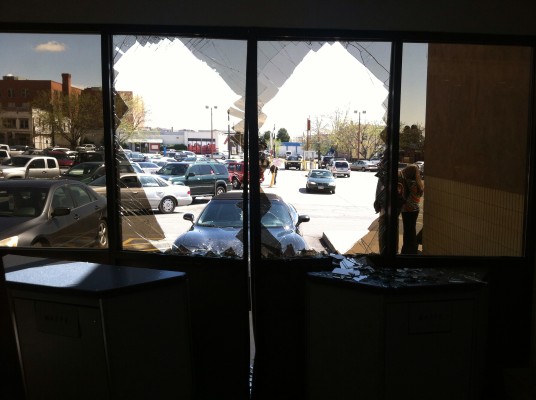 Man drives Corvette into post office, a 'revealing' protest and the best obituary ever?