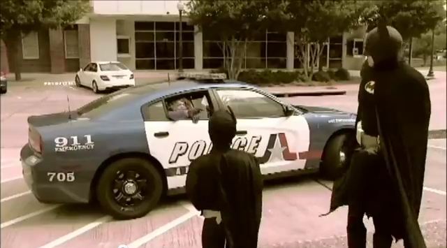 Police make child with leukemia Batman for a day