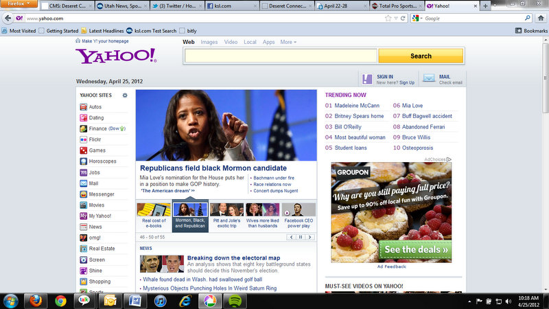 Love gets national attention, and the alleged mission of the left
