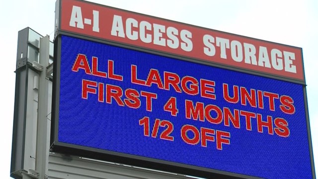 Homeless families found living in storage units