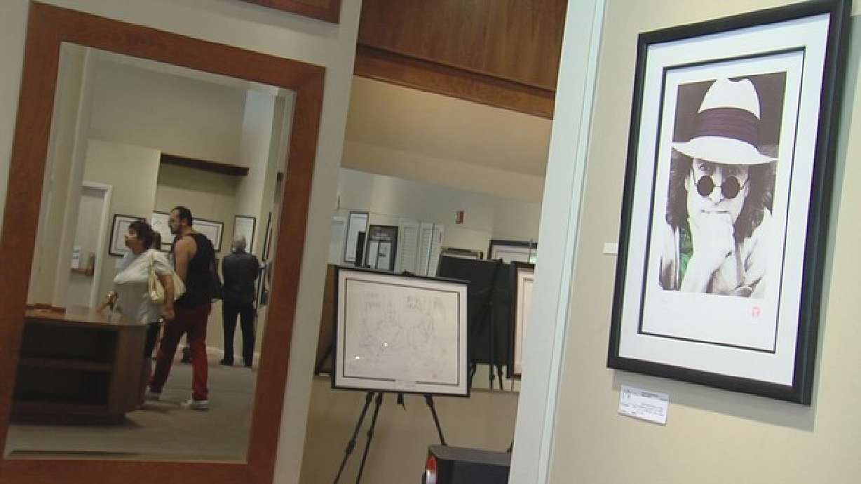 John Lennon's art comes through Salt Lake, some for sale