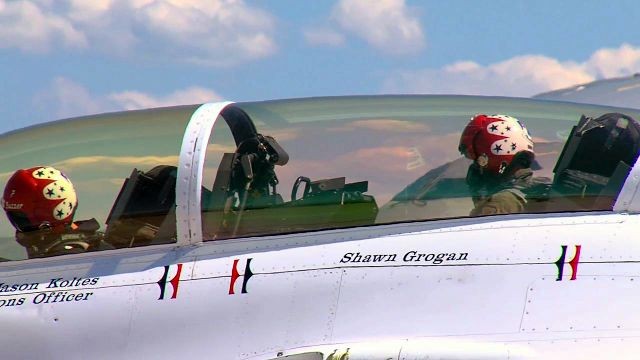 Injured Ogden officer honored with F-16 flight