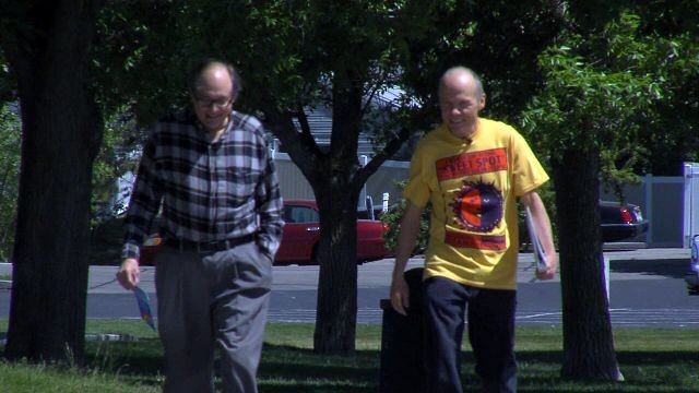 Joe Bauman and Patrick Wiggins, two avid eclipsomaniacs.