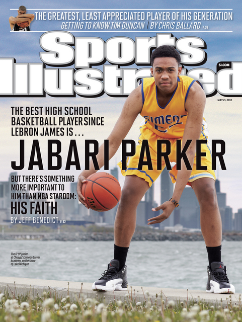 Jabari Parker on the May 21 cover of Sports Illustrated. Photo courtesy Sports Illustrated.