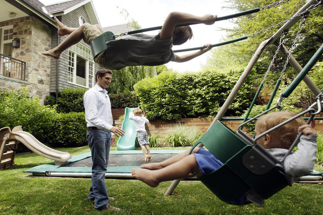 Josh Romney working to show voters father's lighter side