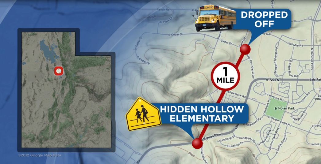 Driver on leave after kicking 7-year-old off school bus