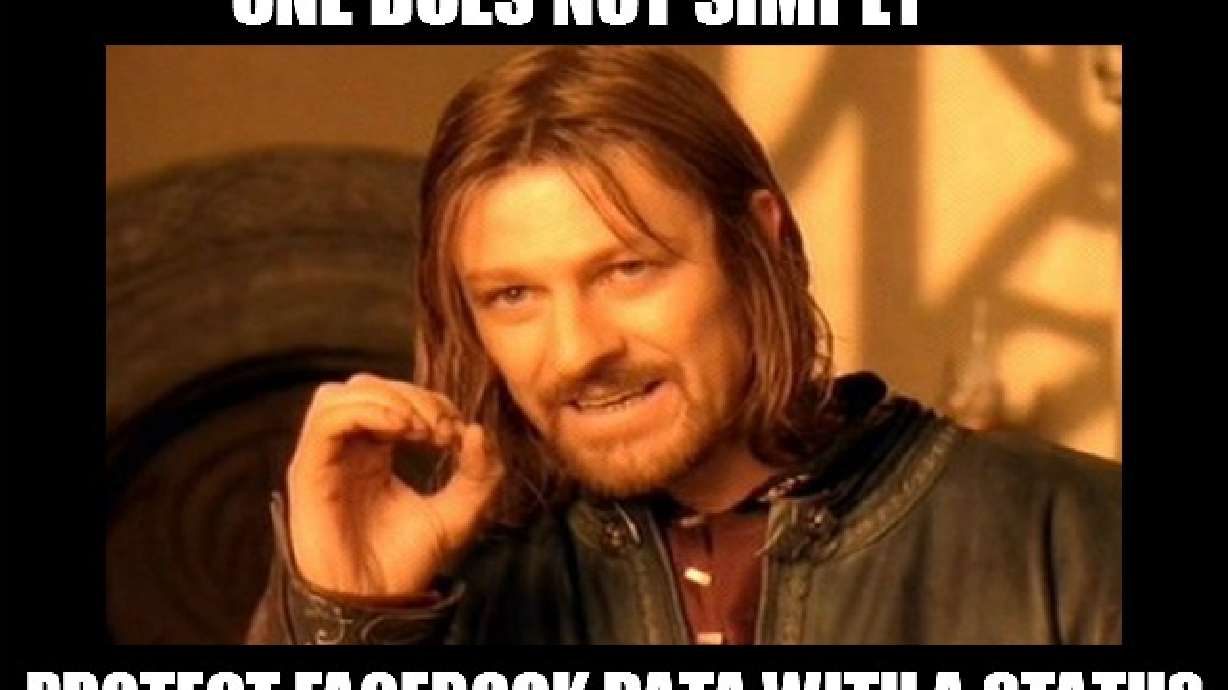 Viral "Privacy Notice" on Facebook Is Fake