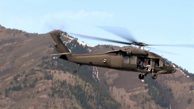 Utah Guard Blackhawks rescue rafters lost on San Rafael River