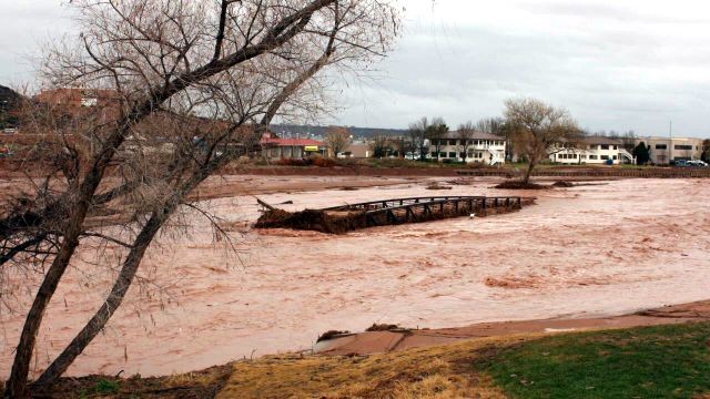 File photo of the damage from the massive 2010 flood.