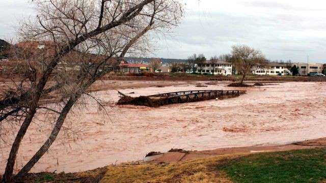 File photo of the damage from the massive 2010 flood.