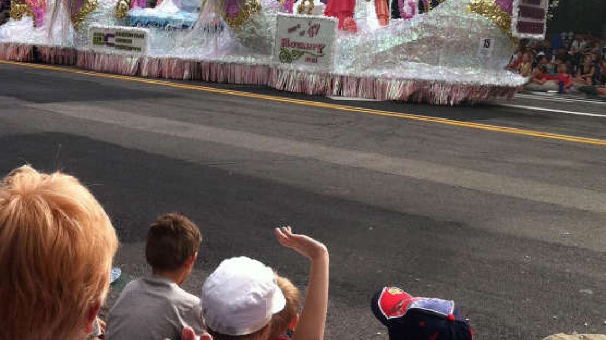 No candy tossing at Days of '47 parade