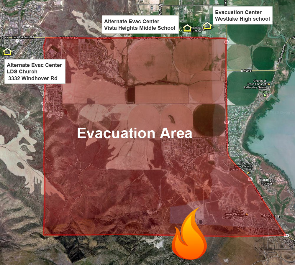 Evacuees return home as Eagle Mountain fire continues to rage