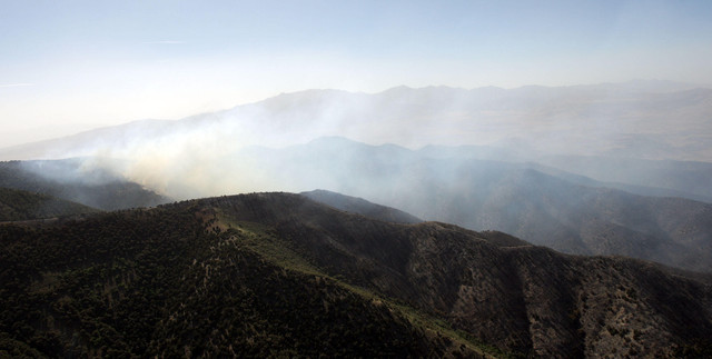 Grateful residents return home as Eagle Mountain fire burns