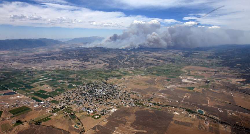 A newsroom reacts to a day of fire