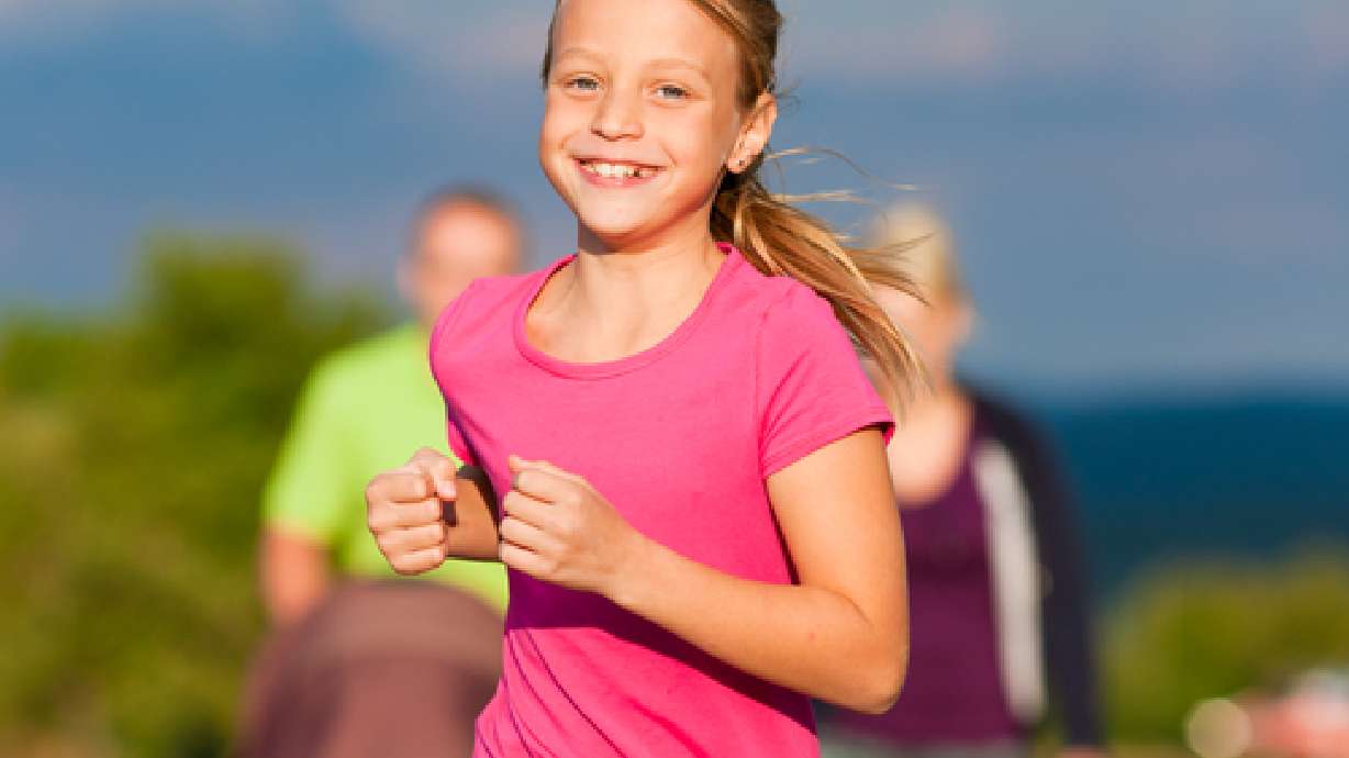 Setting the example by running