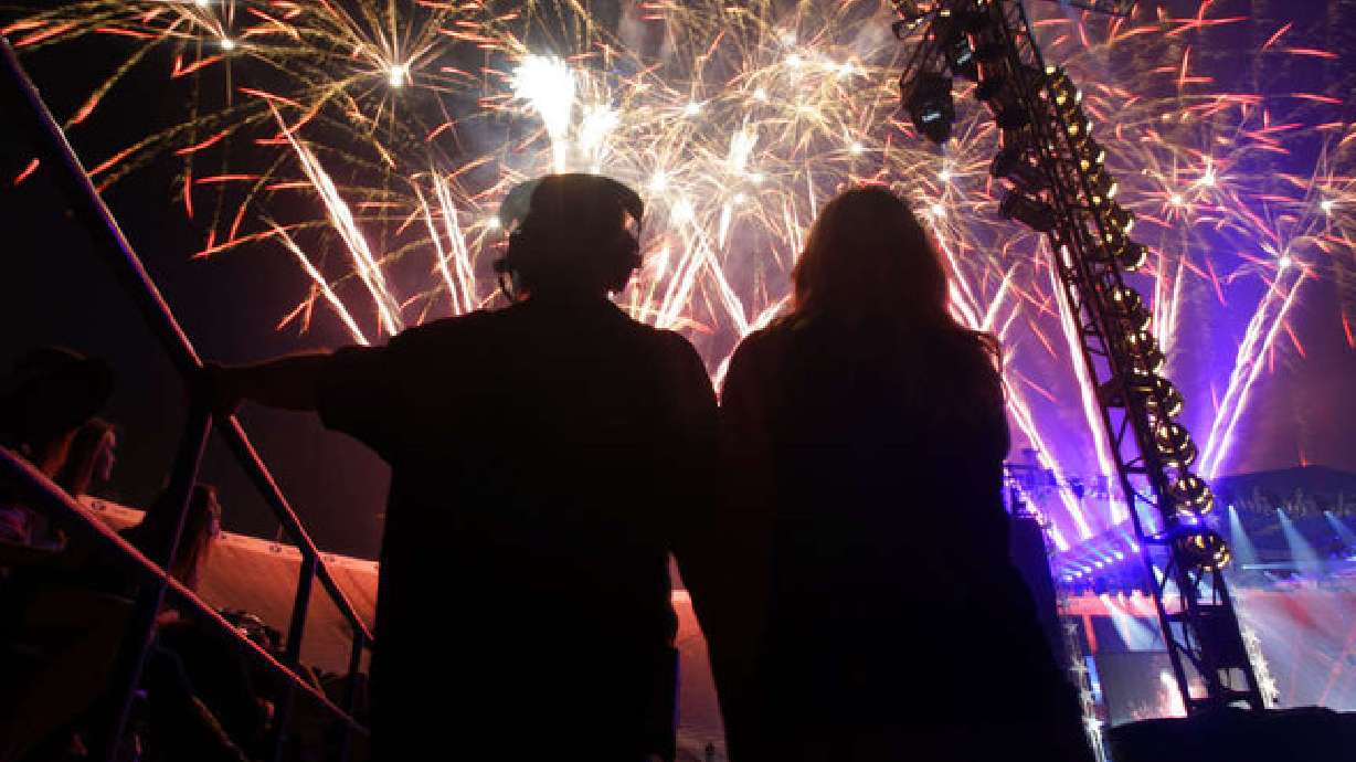Donde ver los fuegos artificiales el 4 de julio en Utah
