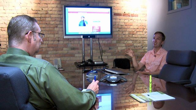 Pete Ashdown, founder of Utah-based Internet
service provider XMission, discusses the
DNSChanger malware with KSL's Richard Piatt,
Thursday, July 7, 2012.