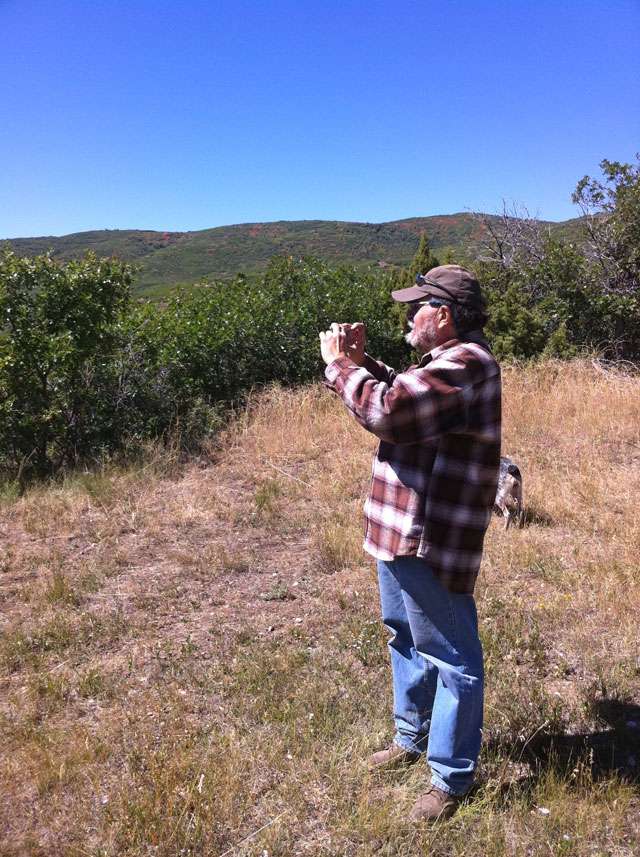 For some unknown reason, James Martin (pictured above) refused to evacuate his friend's Sanpete County property, eventually falling victim to the Wood Hollow Fire on June 26, 2012. (Photo: Dave Joseph)
