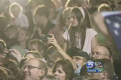 President Bush Arrives in Utah