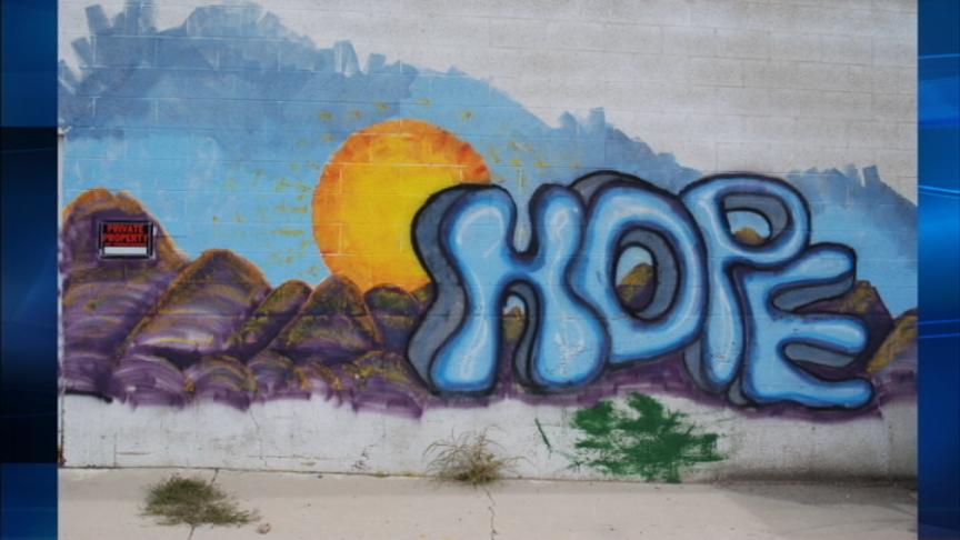 Ogden Art Mural Washed Away