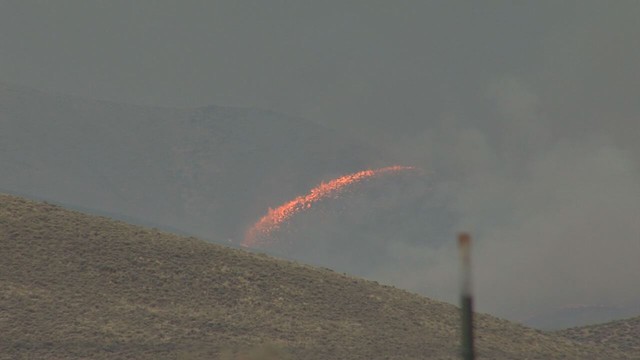 The Baboon Fire, located roughly 4 miles south of Minersville in Beaver County, was sparked by lightning, investigators say. So far, it has burned 17,000 acres.