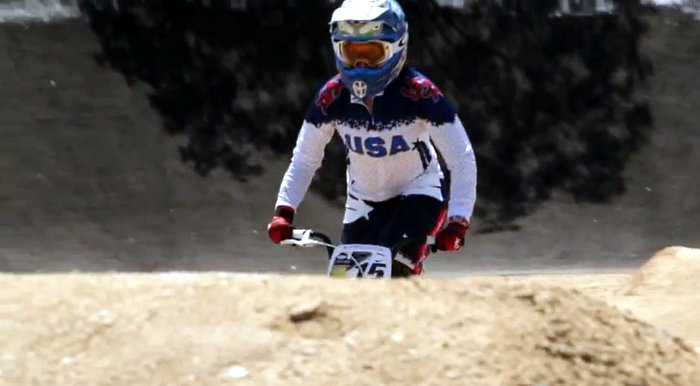 American BMX rider Arielle Martin