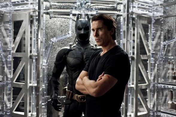 Christian Bale as Bruce Wayne/Batman in "The 
Dark Knight Rises"