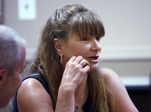 Dusti Benavidez talks about not being able to 
smoke at the Volunteers of America Adult 
Detoxification Center in Salt Lake City, 
Monday, July 16, 2012.