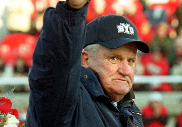 LaVell Edwards, late Stephen Covey honored for influence in community