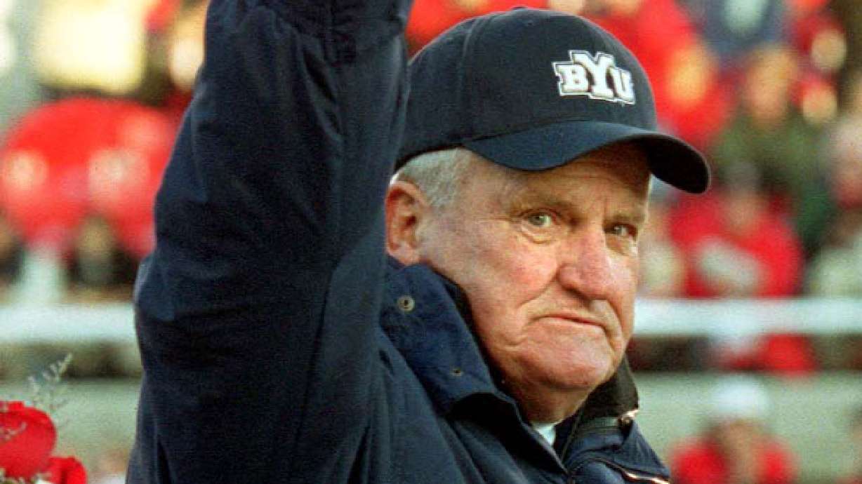 LaVell Edwards, late Stephen Covey honored for influence in community