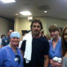 Bale visits victims of Colorado shootings