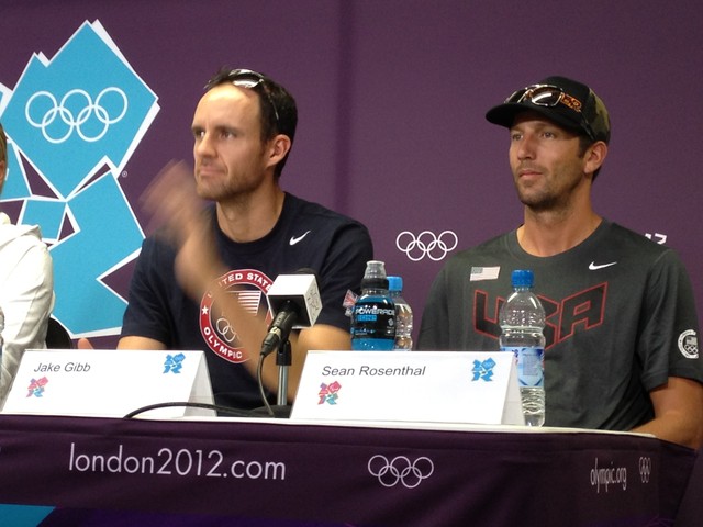 Bountiful's Jake Gibb and teammate Sean Rosenthal (Tom Kirkland, KSL)