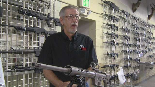 Impact Guns store manager Craig Ball