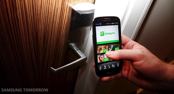 Samsung Galaxy S III replaces check-in, keycard, TV remote and AC control in Olympic hotel