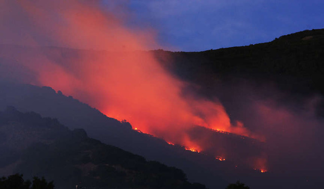 Brush fire in Layton causes mandatory evacuation order