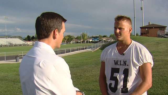 Dallas Schaefer talks with KSL's Mike Headrick about the concussion he suffered during a West Jordan High football practice last fall.