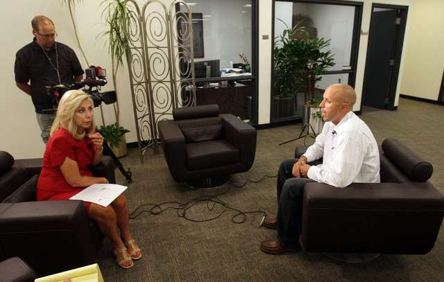Former LDS missionary Travis Tuttle is interviewed in Salt Lake City August 16, 2012 about a film portraying his kidnapping in 1998 while he was a missionary in Russia. (Photo: Jeffrey D. Allred, Deseret News)