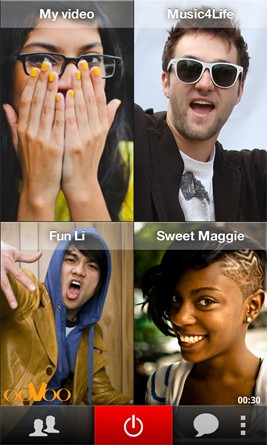ooVoo updates its iOS and Android apps to support four-way video calls