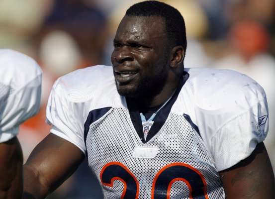 Former Denver Broncos running back Travis Henry (David Zalubowski/AP)