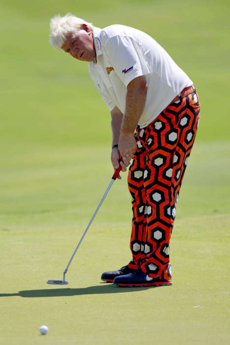 John Daly at the PGA Championship golf tournament on the Ocean Course of the Kiawah Island Golf Resort in Kiawah Island, S.C. (AP Photo/John Raoux)