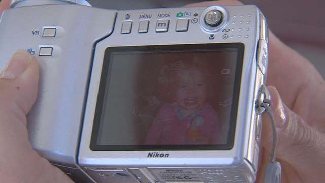 "My husband and I adopted a little girl (the) latter part of last year, and this was basically the last year of our lives with her," said Brandy Daniels, who located her stolen camera through the help of friends on Facebook.
