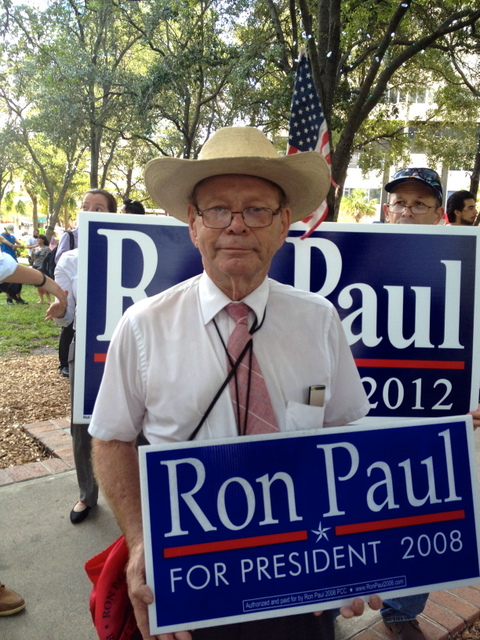 This man was jailed for supporting Ron Paul in Louisiana.