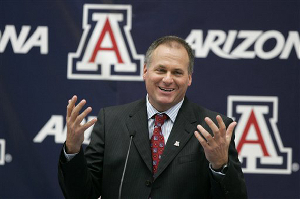 Head Coach Rich Rodriguez (AP Photo/Arizona Daily Star, Benjie Sanders)