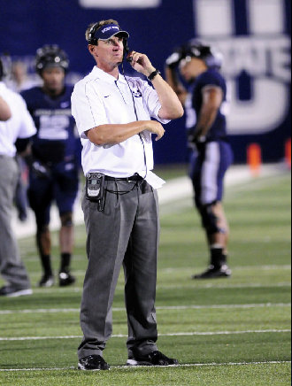 Utah State head coach Gary Andersen
